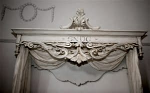 Handmade Bespoke Antique Wood Gustavian Coronet