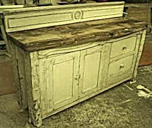 Bespoke Handmade Antique Pine Top Sideboard