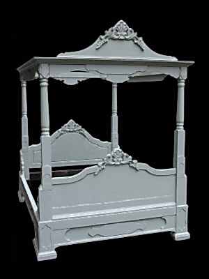 Bespoke Handmade Gustavian 4 Poster Bed