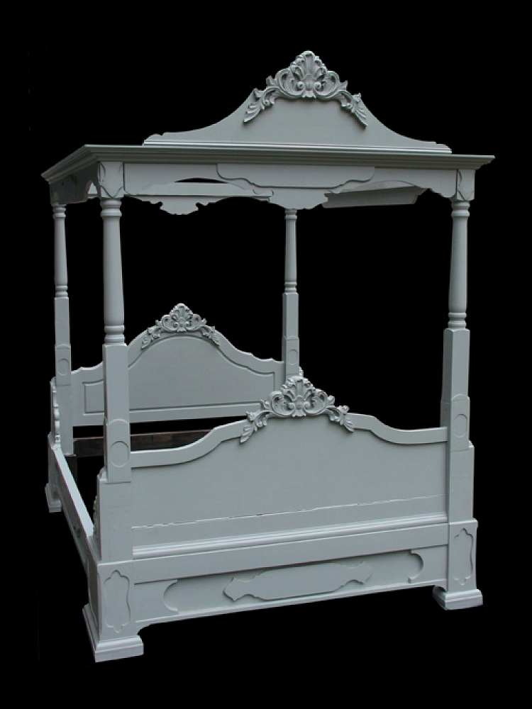 Bespoke Handmade Gustavian 4 Poster Bed
