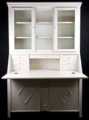 Handmade Bespoke Country Writing Desk Cabinet