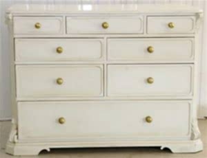 Handmade Bespoke Gustavian 8 Drawer Commode Tallboy Drawers