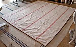 2.5m Handmade Antique Hemp Linen Rug