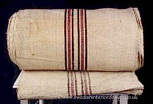 4 green 2 aubergine hemp linen roll