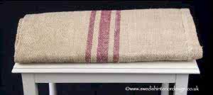 treble pink stripe grain sack