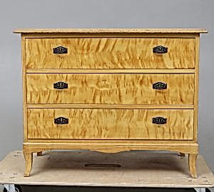 Antique Swedish Art Deco Biedermeier Chest of Drawers Commode 2 3