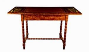 kurbits fiolk art swedish antique drop leaf table