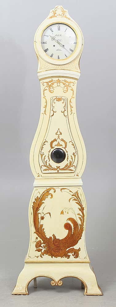mc176 antique swedish mora clock