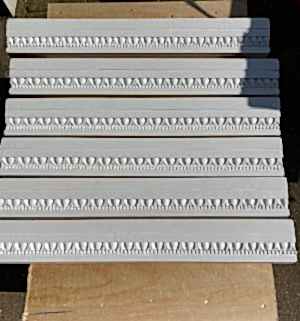 egg and dart bespoke decorative side bars for your gustavian extendable dining table