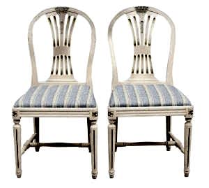 axet dining chairs gustavian set of 4