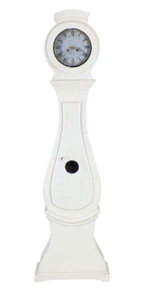 mc206 J. Svensson Svenstad antique mora clock white