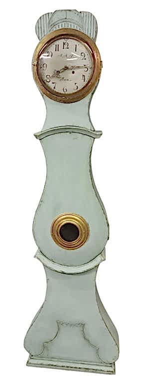 MC235 sky blue antique pale blue mora clock