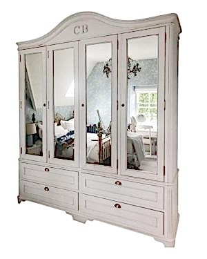 bespoke 4 door mirror armoire