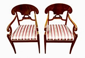 cc25 antique biedermeier carver chairs swedish