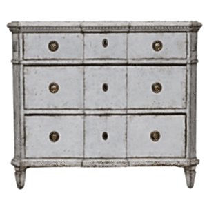 Swedish antique chest of drawers C 1870 gustavian DR51