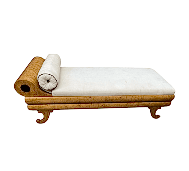 1860 antique swedish biedermeier chaise longue 193cm