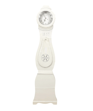 mc256 1800s white star antique swedish mora clock