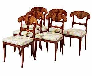 ch 102 swedish biedermeier antique dining chairs 1800s set of 8 ch 102