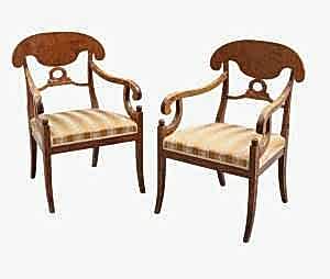antique swedish biedermeier carver chairs CC38