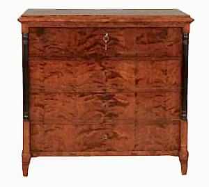 swedish biedermeier drop leaf drawers desk DR70