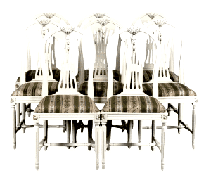 axet gustavian dining chairs set of 11 ch109