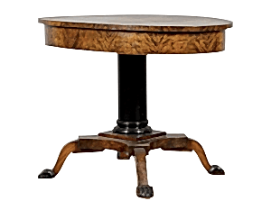 swedish biedermeier round table 1800s
