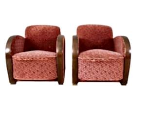 swedish 1920s art deco armchairs AR104